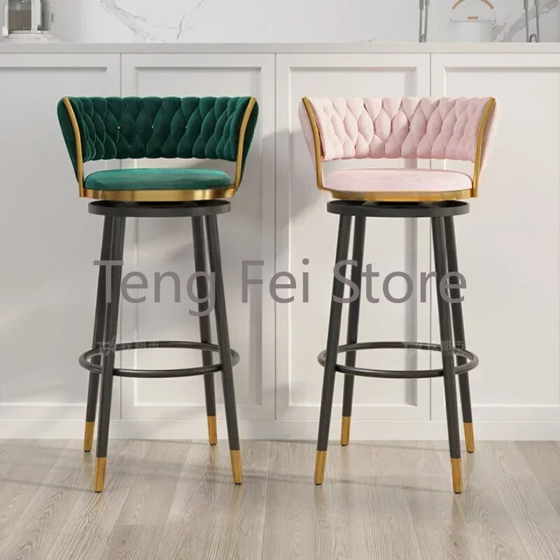 Caratteristica sedie da Bar moderne sgabello da soggiorno nordico sedie da Bar di lusso per esterni Design da cucina High Barkrukken Furniture SR50BC