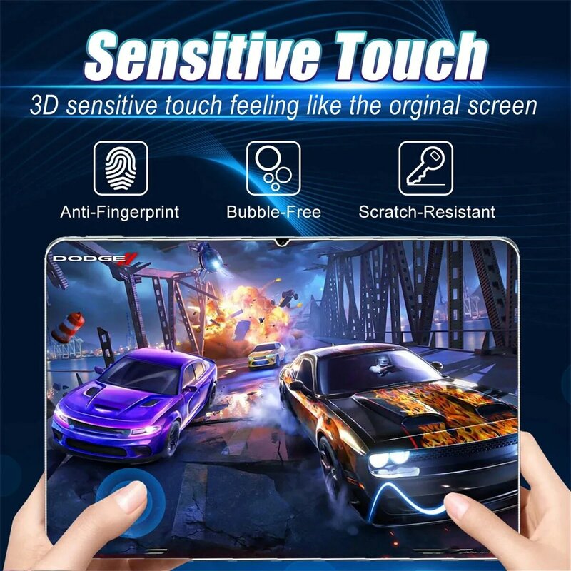 (3 Packs) Tempered Glass For Xiaomi Pad 6S Pro 12.4 2024 Anti-Scratch Screen Protector Tablet Film