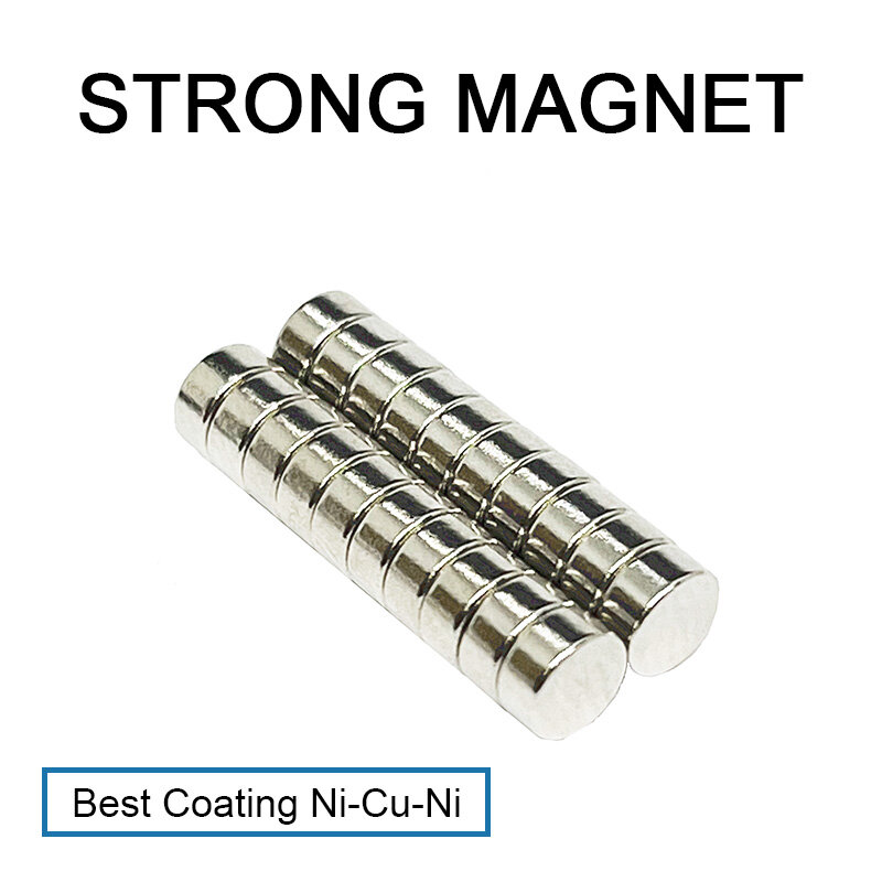 Круглый прочный магнит 2x2,3x2,4x2,5x2,6x2,8x2,10x2 мм N35, постоянный NdFeB, супер сильный мощный магнитный диск, горячая распродажа