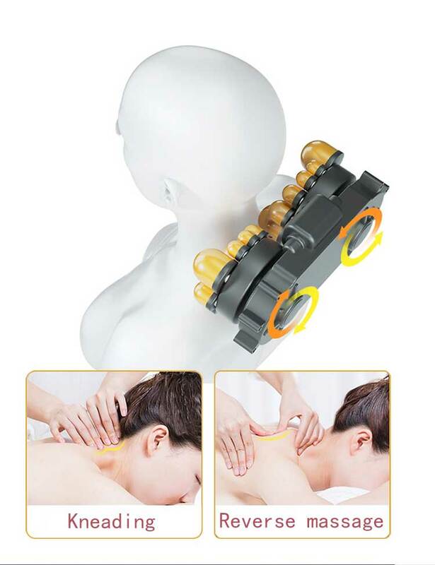 Colchón de masaje eléctrico multifunción para todo el cuerpo, Colchoneta de masaje térmico con presión de aire para espalda