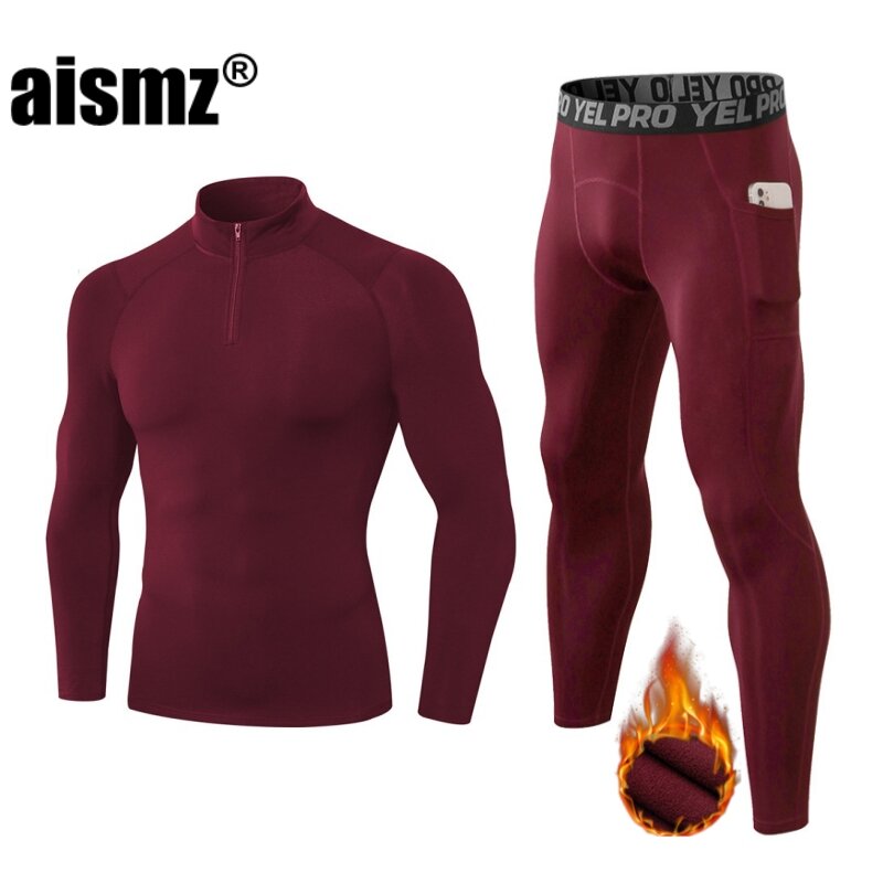 ملابس داخلية نسائية من Aismz-ملابس داخلية حرارية للرجال ، ملابس حرارية دافئة ، مجموعة Rashgard ، ملابس داخلية مضغوطة ، شتوية ، جديدة