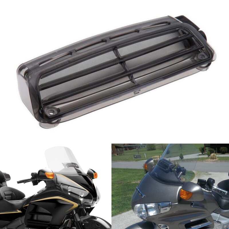 For Honda Gold Wing GL1800 GL1800 F6B 2001-2017 Motorcycle Windshield Windscreen Air Vent ABS Plastic
