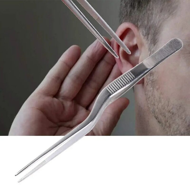 Clip de nariz multifunción plateado, limpiador bucal de acero inoxidable, Clip de limpieza de oídos, pinzas para uñas, herramientas para el cuidado del oído