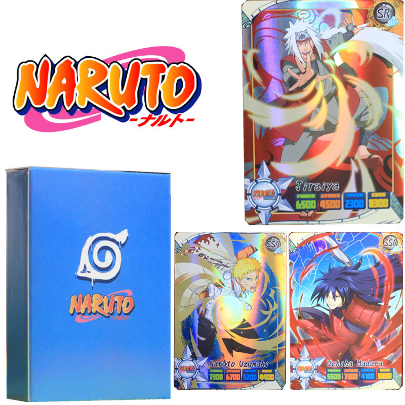 50 sztuk jednoczęściowej karty Flash Anime NARUTO Demon Slayer Color rzadka kolekcja Battle Kamado Tanjirou Monkey D. Luffy Uchiha Sasuke