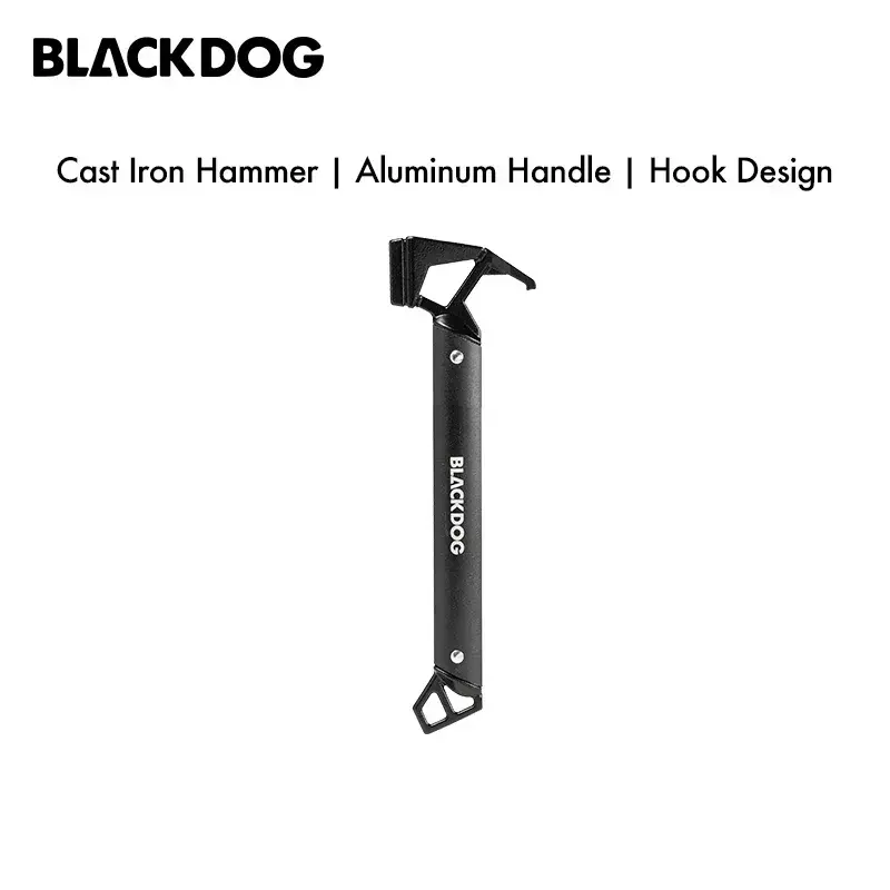Camp Hammer Survival Tool Multi-function Tactical Outdoor Supplies Emergency Hiking Hunting Multipurpose Ultralight Self-defense
