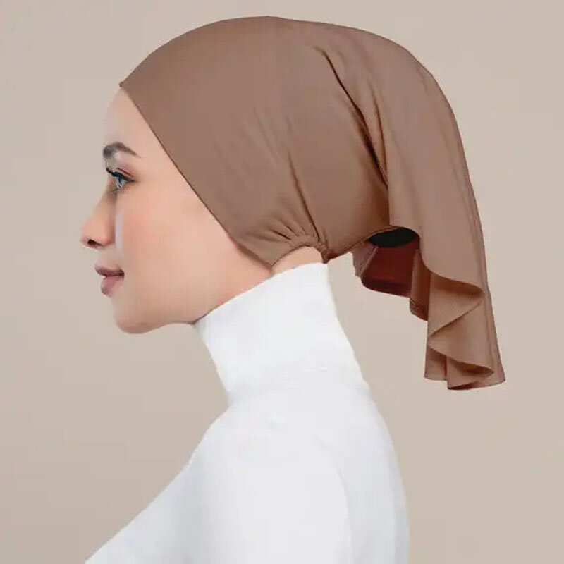Мягкая внутренняя искусственная Женская головная повязка в мусульманском стиле