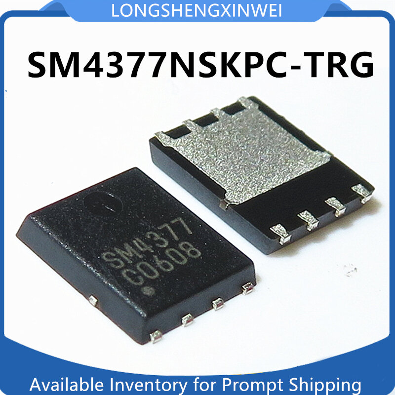 N 채널 DFN-8 전계 효과 MOS 트랜지스터 패치, SM4377 SM4377NSKPC-TRG 50A, 30V, 1 개, 신제품
