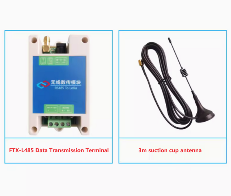Lora433m Módulo de transmisión de datos inalámbrica, radio rs485, puerto serie inalámbrico, transceptor transparente, comunicación remota