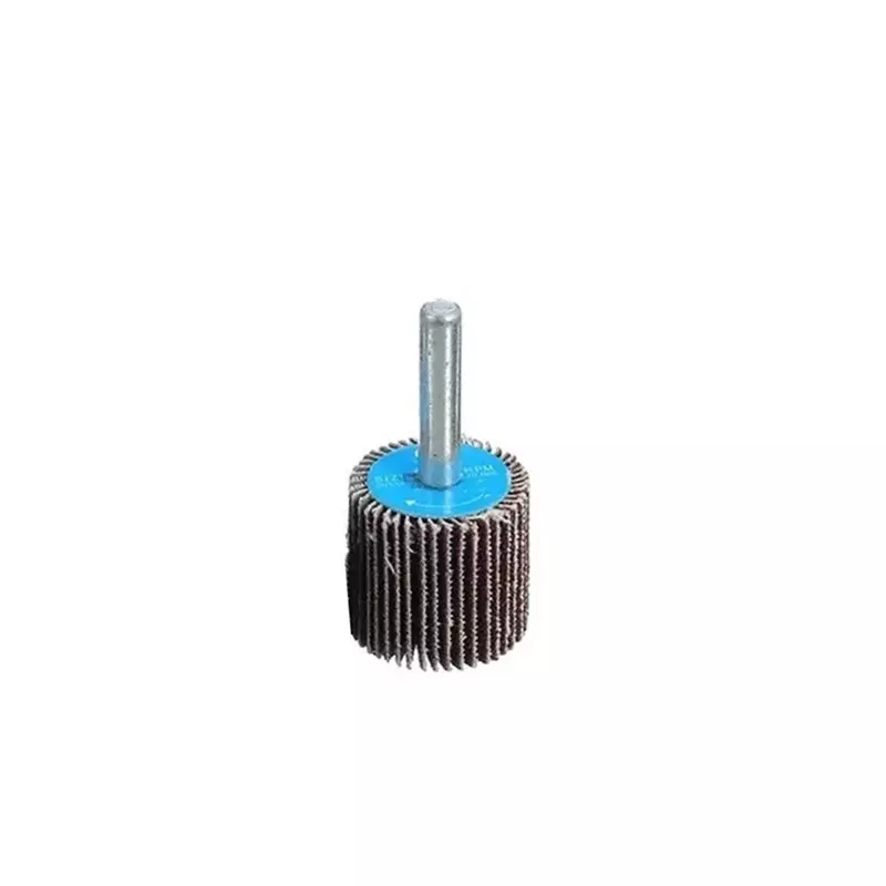 1pc Sanding Flap Wheel 6mm Diameter 25/30/40/50mm Wheel 80#Grit Emery Cloth Installed Electric Drill High-power Electric Mill