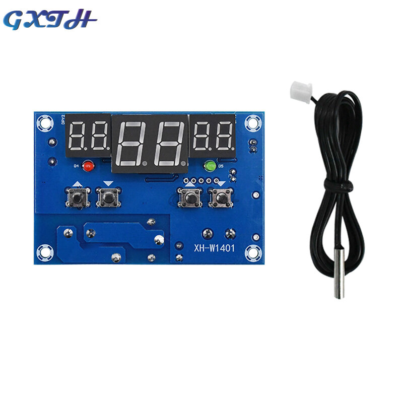 Intelligent Digital Display Thermostat Temperature Controller Cooling Heating Dual-mode Three-window Synchronous Display