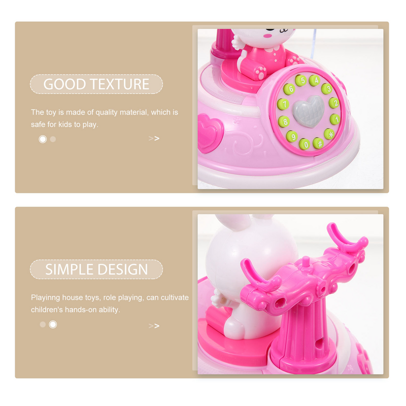 Simulated Telephone Role Play Toy Simulation Cosplay Playhouse Plastic Children Plaything
