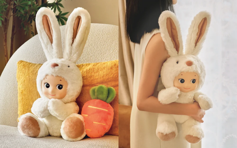 Colección de muñecos de peluche de conejo, decoración de regalo de cumpleaños sin abrir