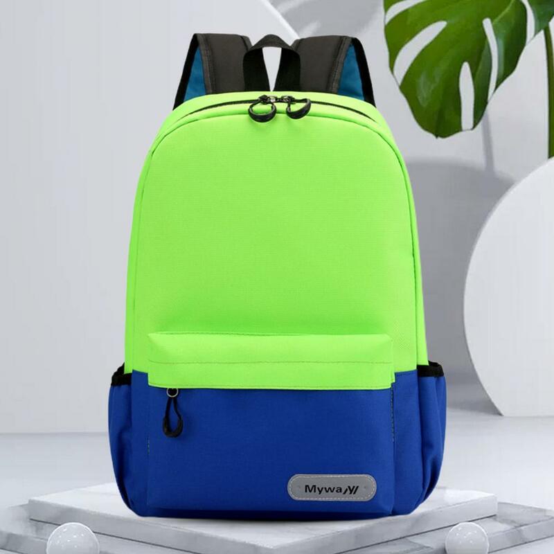 Эргономичный водонепроницаемый холщовый рюкзак для женщин-подростков, дорожная однотонная сумка на плечо со светоотражающей полосой для книг