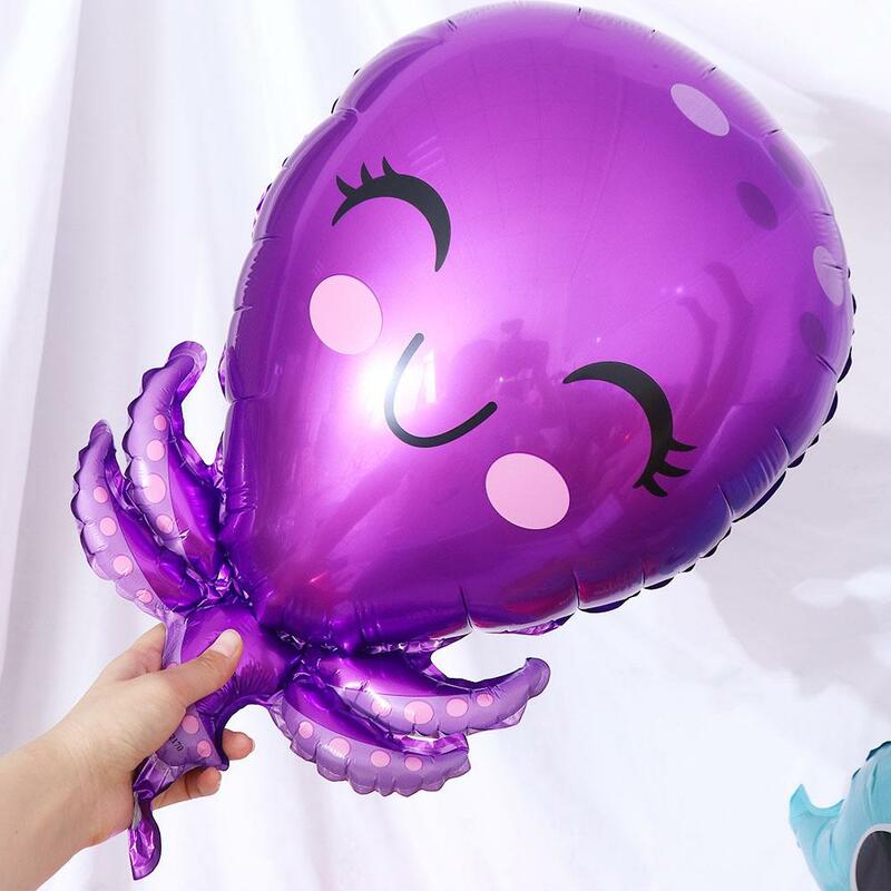 Baby party liefert See party Thema Party dekorationen Fisch ballon Kinderspiel zeug folien ballons Oktopus ballons