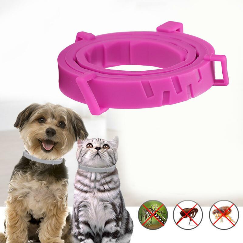38cm/70cm Pet Deworming Flea Collar Adjustable Necklace Anti Flea and Tick Big Dog Puppy Cat Prevention Mosquitoes Supplies