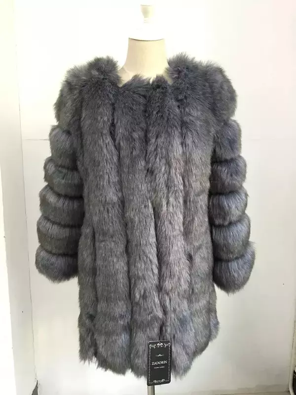 2024 New Winter Women Long Faux Fur Coat Female Fuzzy Fur Coat Winter Thick Warm Fashion Fluffy Artificial Fur Jacket Outwear