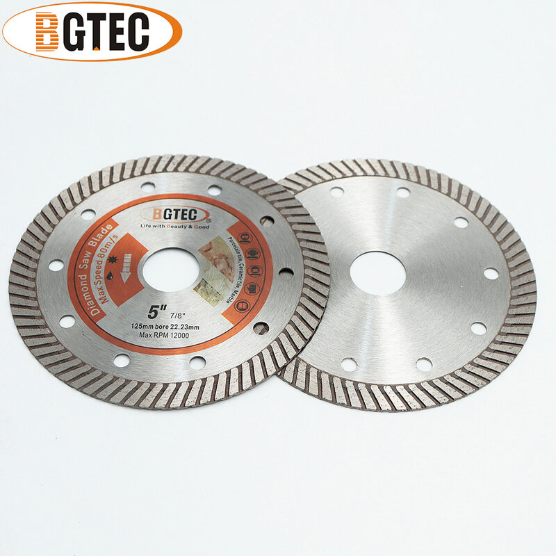 BGTEC 1pc 4/4.5/5/6/7/9inch Superthin Diamond Cutting Disc Saw Blade Ceramic Tile Granite Marble 105-230mm Dry Cut Plate