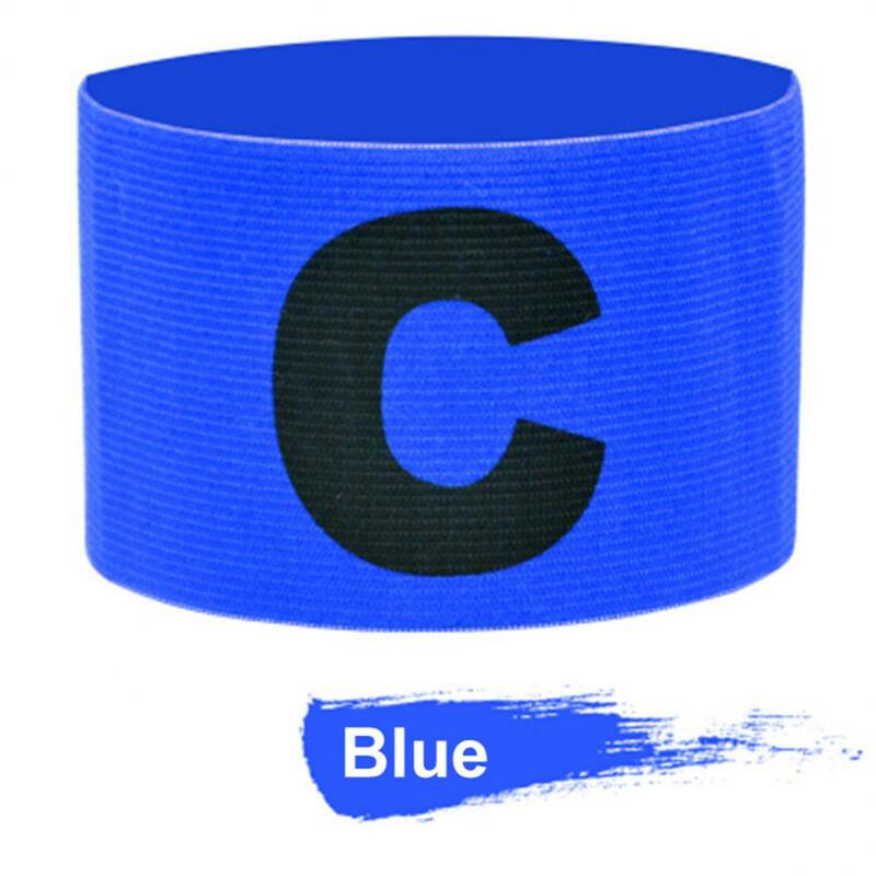 C-образный логотип Футбольная повязка капитана настраиваемая Противоударная эластичная лента на руку Регулируемая Защитная специальная нарукавная лента