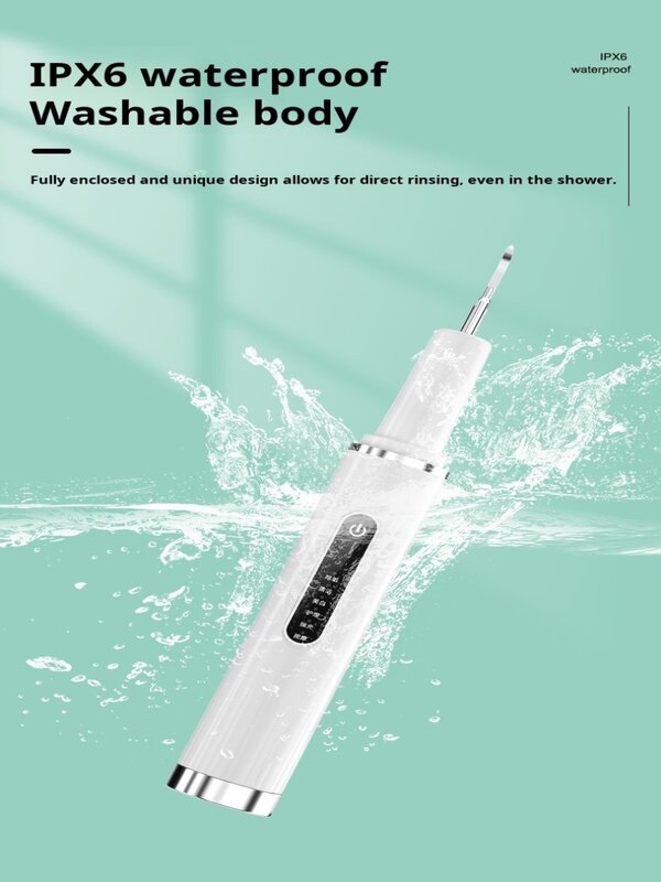 Household tooth cleaner ultrasonic electric tooth cleaner for cleaning and removing dental calculus