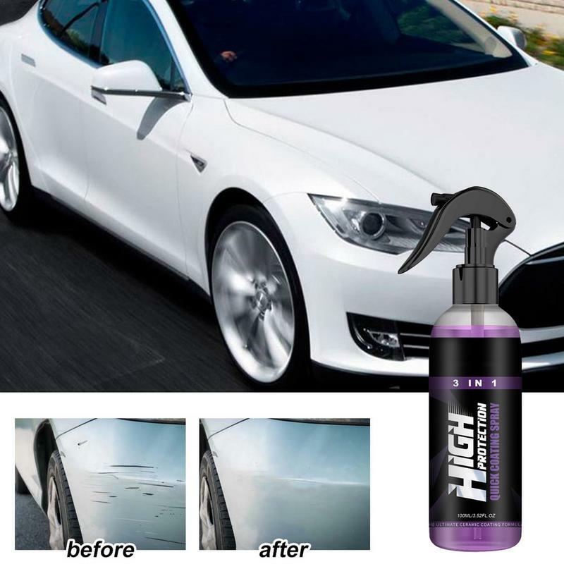 100ml Car Ceramic Coating Spray Auto Nano Ceramic Coating Polishing Spraying Wax Car Paint Scratch Repair Remover Car Accessory