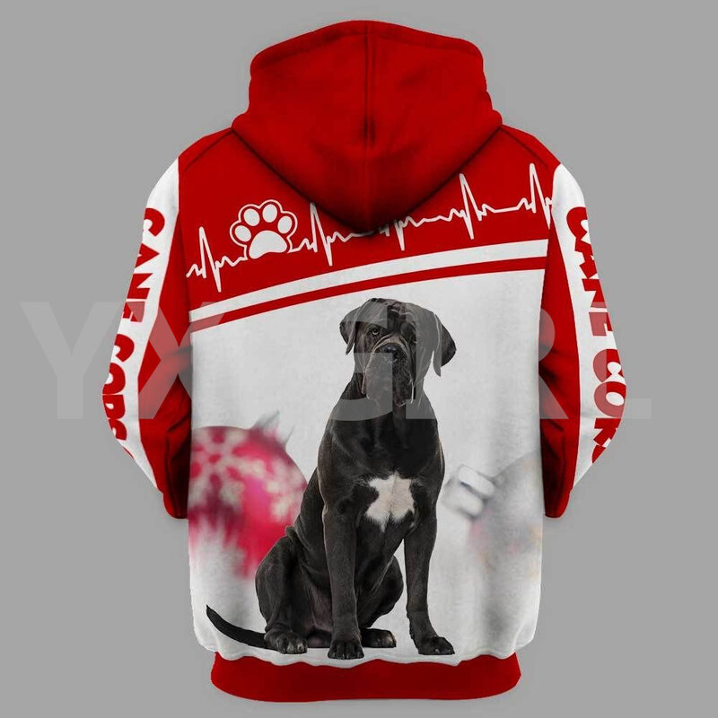 Personalized Name Cane Corso 3D All Over Printed Hoodies Women's For Men Pullovers Street Tracksuit Love Dog Gift