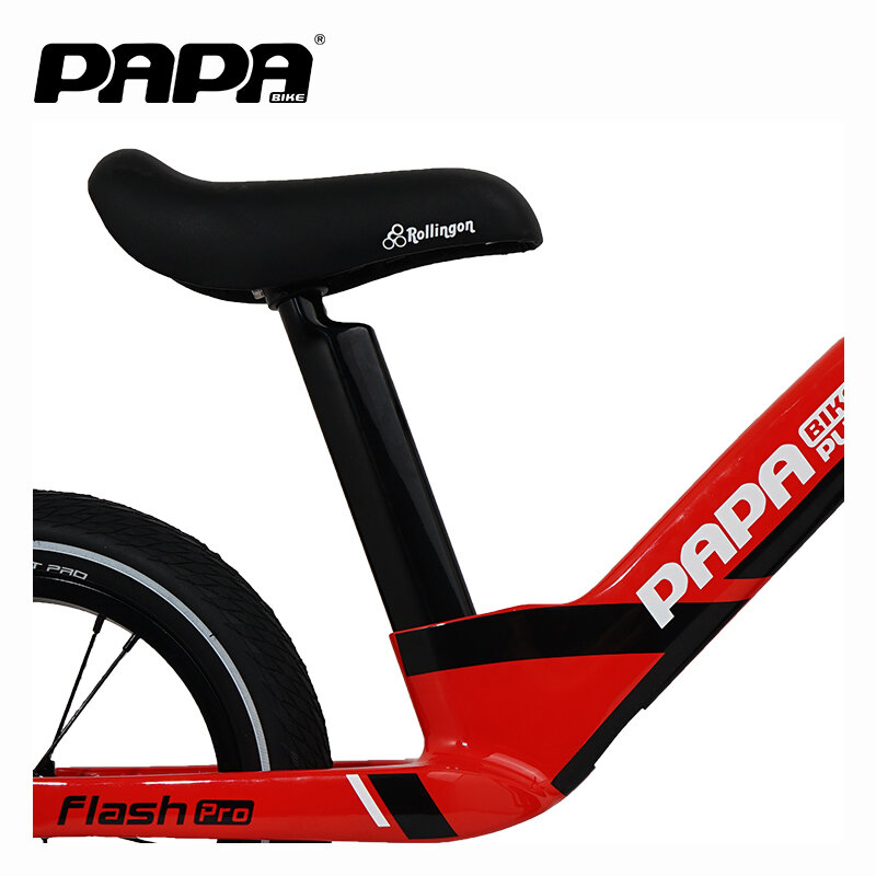 Papaabike-Bicicleta de equilibrio de carbono para niños, adecuada para niños de 2 a 6 años, Sin Pedal, bicicleta de empuje