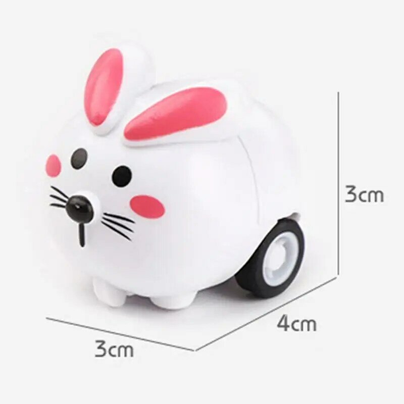 Pull Back Car Model Toys Racing Cars Baby Mini Cartoon Small Bus Truck Animal Car Colorful Kids Toys For Children Boy Gifts