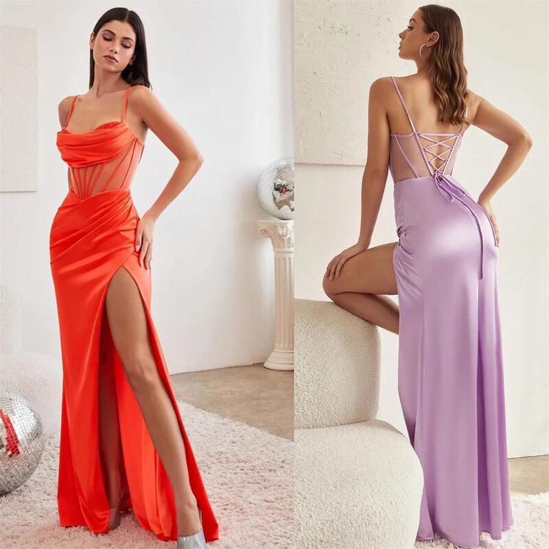 Koendye V Neck Full Sleeve Short Mermaid Prom Dresses Mini Length With Sweep Train Sexy Evening Gowns For Women New 2024