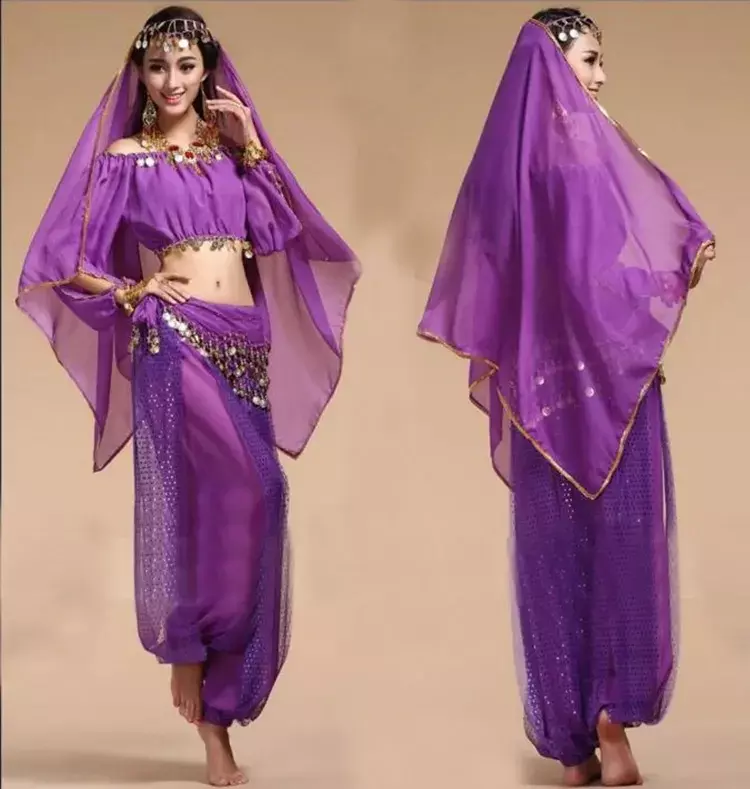 4pcs/Set 2023 New Arrival Sexy Oriental Belly Dance Suits for Women Dancing Practising bellydance Costumes Design for Women