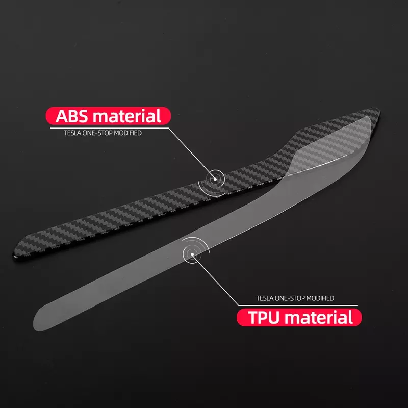 Флейта для Tesla Model Y 3 2023 2017-2022, аксессуары из АБС-пластика, флейта из углеродного волокна