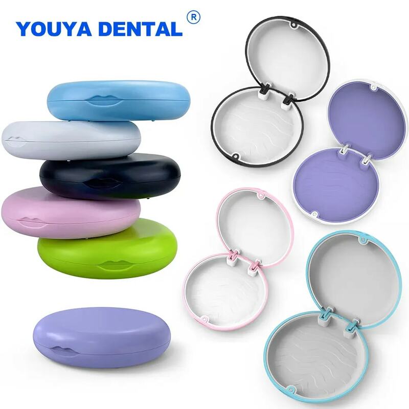 Dental ortodôntico oral care dente falso portátil organizador caixa de armazenamento portátil aligner retentor chaves dentária acesso