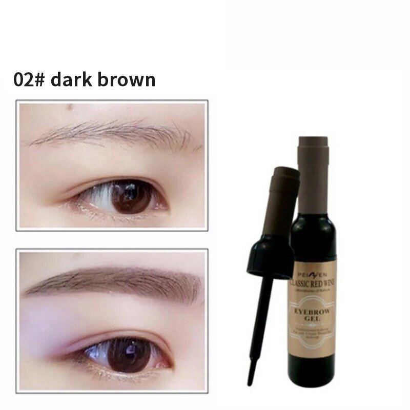 Color Henna Eyebrow Gel Cream Women Makeup Eyebrows Tint Eyebrows Waterproof Tattoo Pen Brush Kit Dye Cosmetics