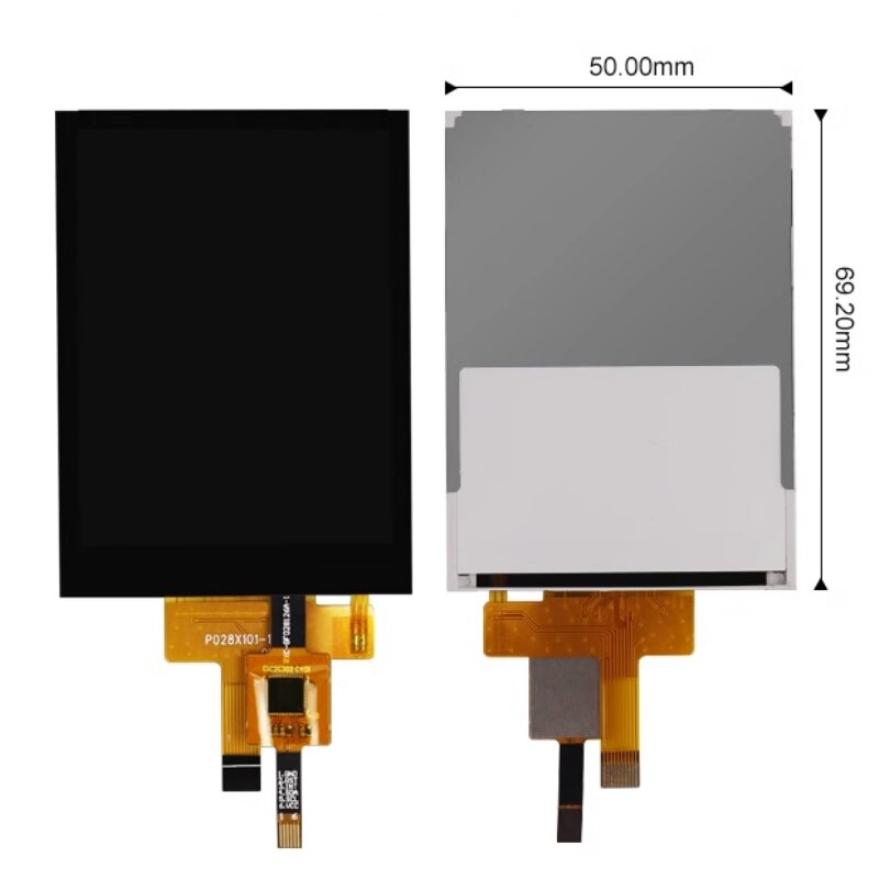 TFT LCD Tela Colorida, 2,8 ", SPI Porta Serial, ST7789V, 240x320 Toque Capacitivo