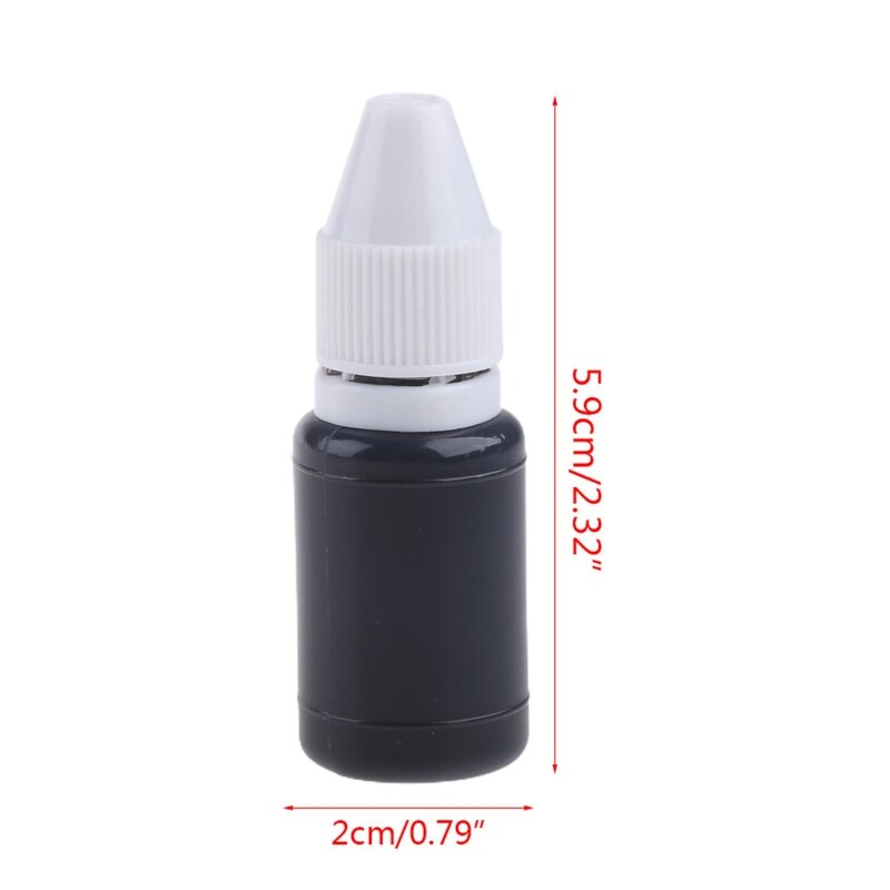 Premium 10 Black for Protection Stamp Refill Needle Tip Design Easy to Us Dropship