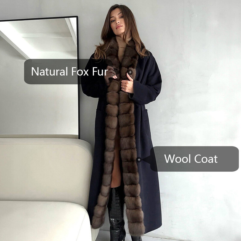Abrigo de piel para mujer, chaquetas de invierno