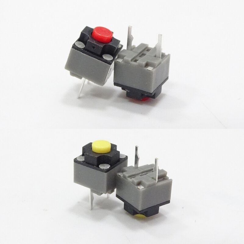5 szt. 6x6x7,3 mm Kailh kwadratowy cichy mikroprzełącznik przełącznik wyciszenia wymień prostokąt Dropship
