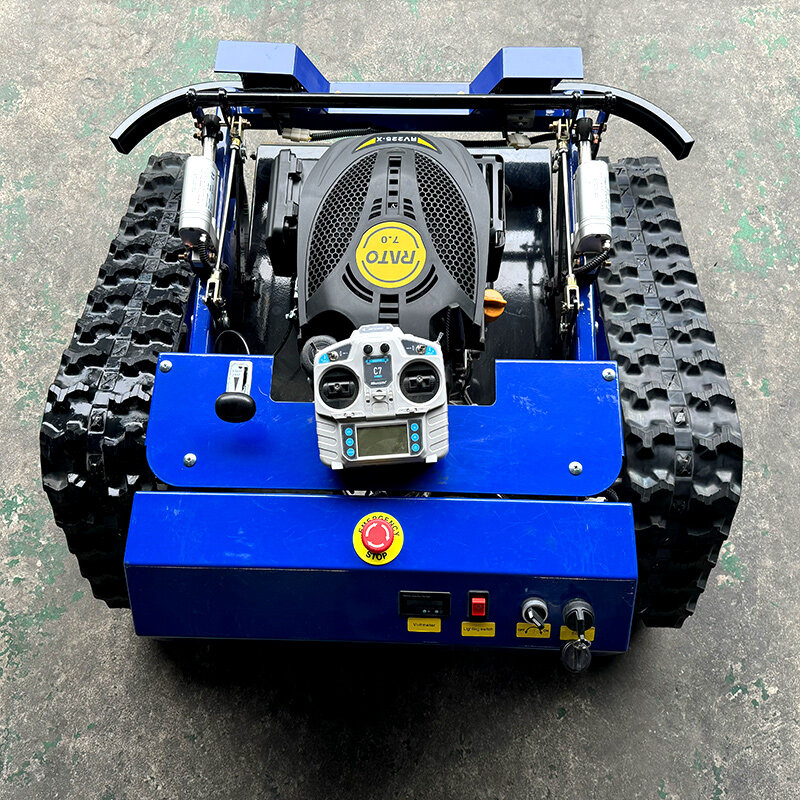 The latest high quality upgraded version of remote control lawn mower for sale at low price