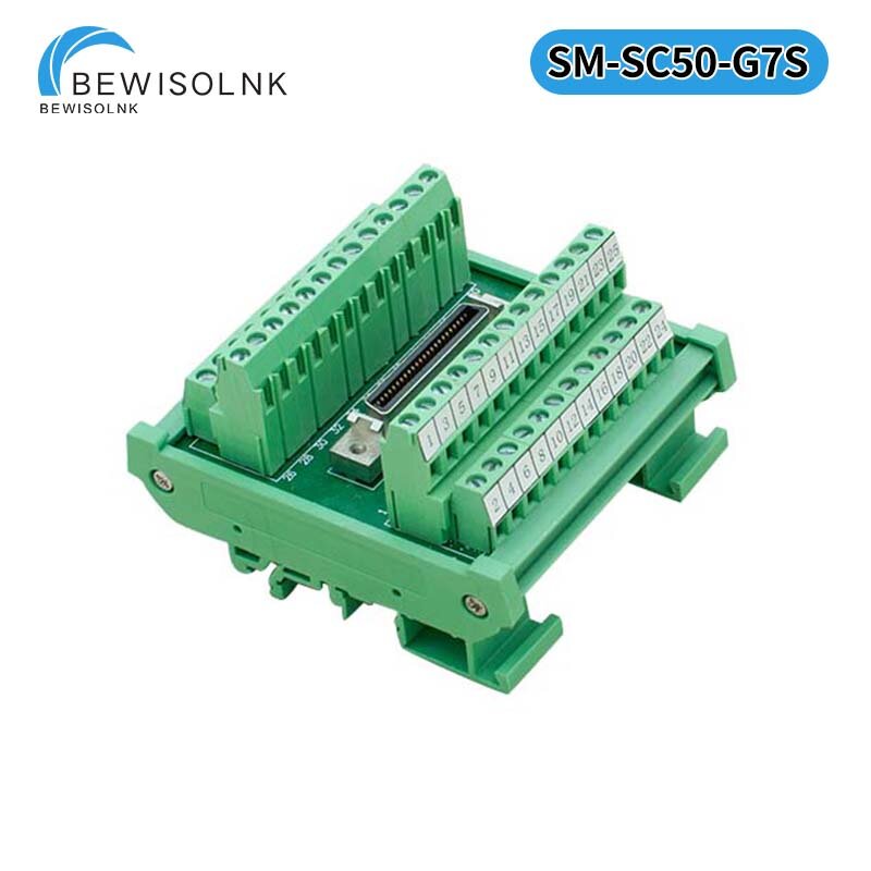 Screw Terminal Servo SCSI 50-pole terminal block MDR50 splitter adapter plate terminal block SM-SC50-G7S