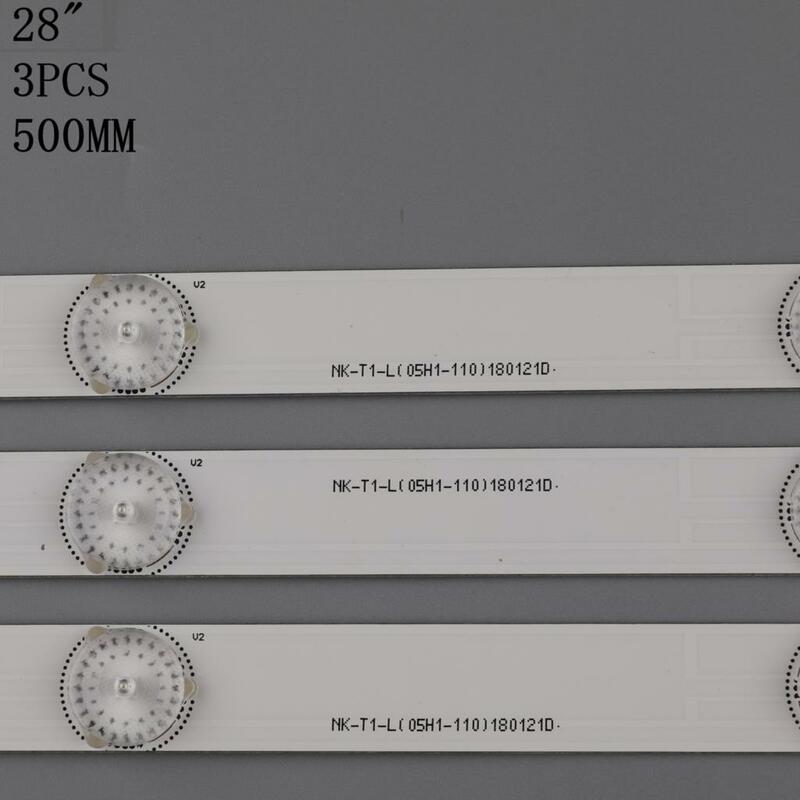 Tira de retroiluminação LED para retroiluminação, lâmpada 5 ou 6, LED28C310A, LED28C310B, JS-LB-D-JP2820-061DBAD, JS-LB-D-JP2820-051DBAD