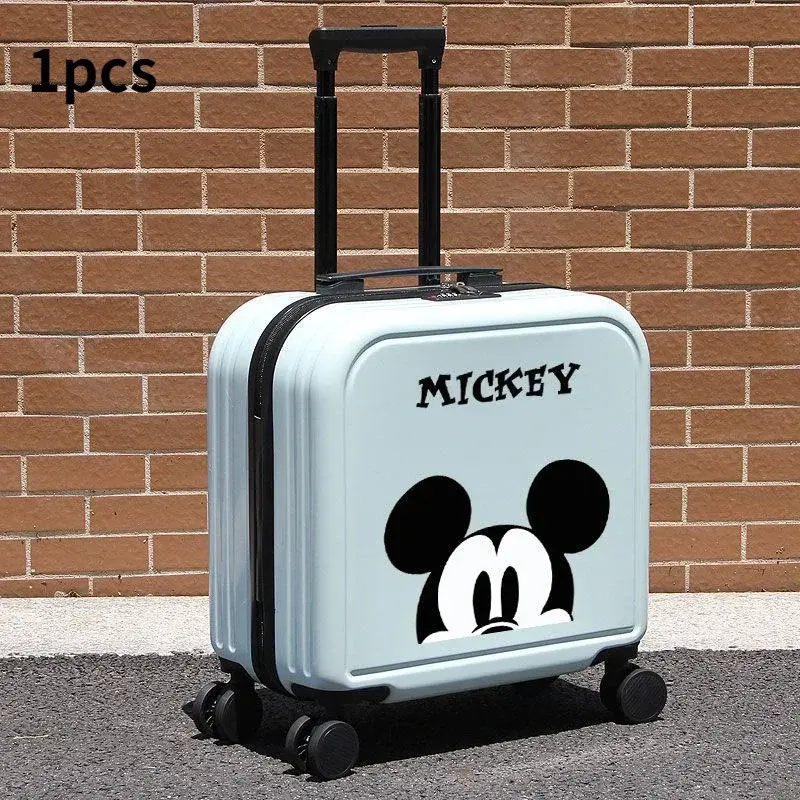 ディズニー-ホイール付きトラベルスーツケース,旅行かばんセット,ホイール付きスーツケース,車輪付きラゲッジラック