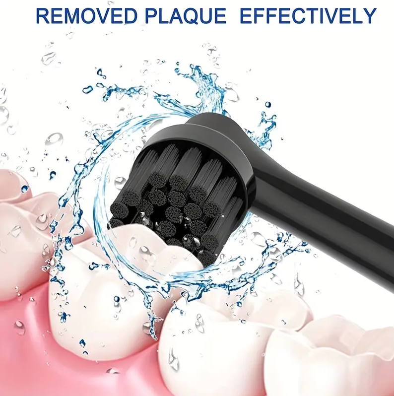 Cabezales de cepillo de dientes de carbón negro, 4/8/12/16/20 piezas, SB-17A, Compatible con Oral B, cepillo de dientes eléctrico