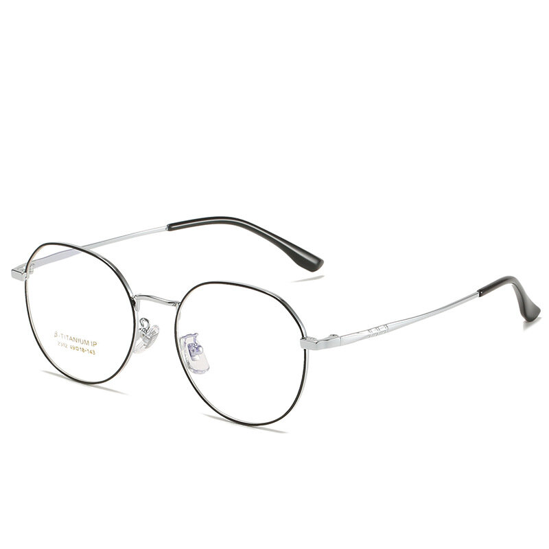 เบต้าไทเทเนียมกรอบแก้วแนวโน้มย้อนยุครูปหลายเหลี่ยมกับแว่นตาตัวเลือก kacamata miopia