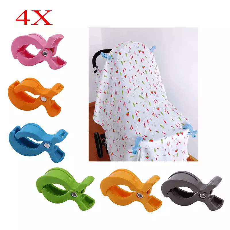 Baby Car Seat Accessories Toy Lamp Pram Stroller Peg To Hooks Cover Blanket  Mosquito Net Clips