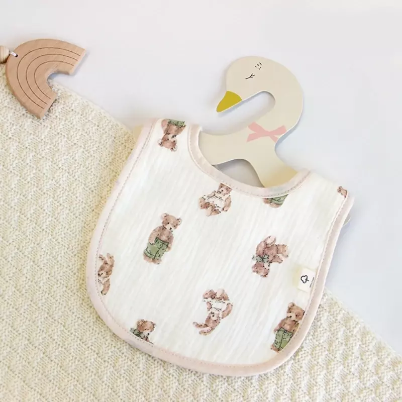 Doppelseitiges Baby-Sabbertuch, stilvolle Muster, Baby-Lätzchen, Mehrzweck-Spucktuch, leichte tragbare Lätzchen für Babys