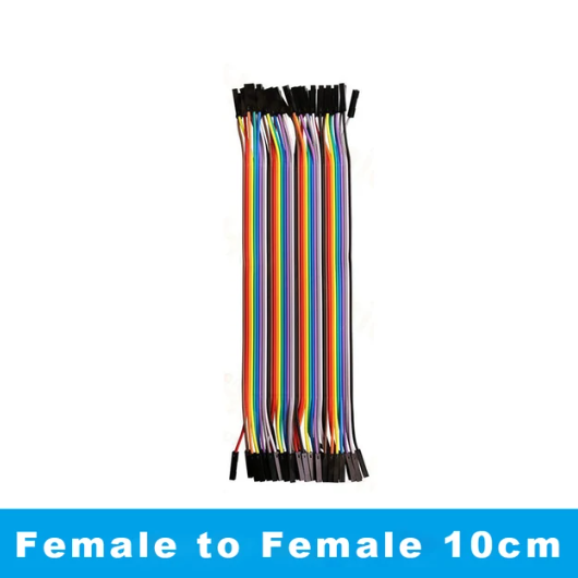 DuPont-Cables de puente de Color de 40 Pines, 10CM, 20CM, 30CM, macho a hembra, hembra a macho, hembra a hembra, bricolaje