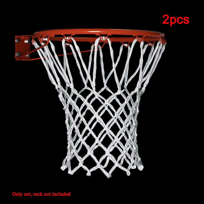 1Pair Basketball Rim Mesh Net Standard Sports Basketball Net Loops Outdoor Sports Basketball Hoop Net Accessories