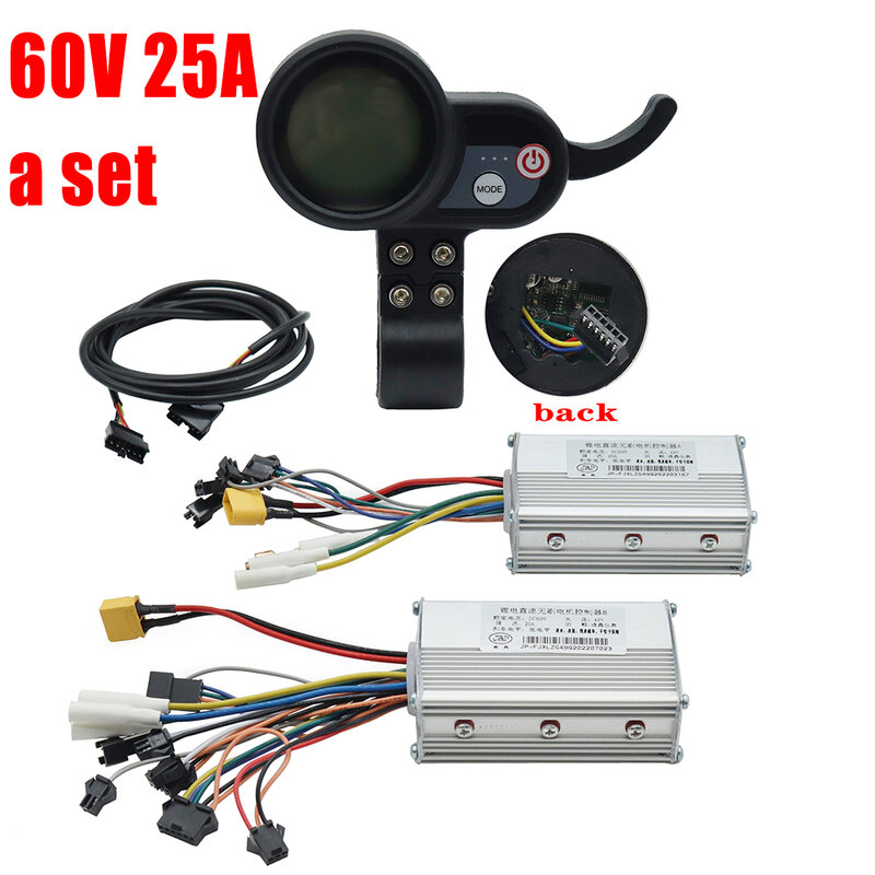 Electric Scooter Dual Drive Controller JP 48V 52V 60V Hall Brushless Controller AB Front and Rear Drive Controller 25A