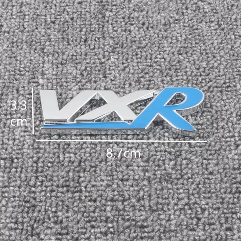 ملصق شعار شواء أمامي للسيارة ، معدن ثلاثي الأبعاد ، أحرف VXR ، إكسسوارات شارة VXR ، Vauxhall Astra H Corsa D Zafira B VXR