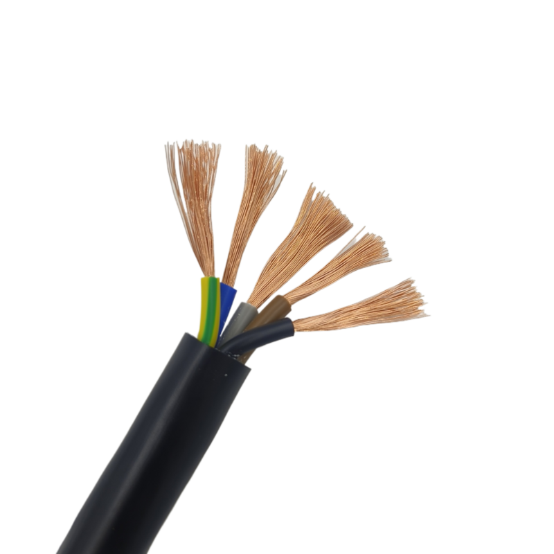 RVV   Sheathed Wire Cable Copper Signal Cable 5  CoreS 13 15 17 18 20 AWG Flexible Power Electrical Cable Home Wiring