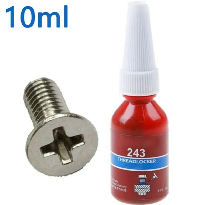 10ml Blue Thread-lockers Adhesive 243 Screw Glue Thread Locking Agents Anaerobic Anti-loose Medium Strength